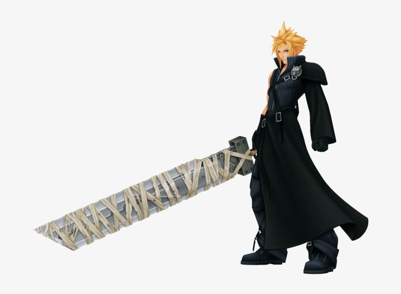 This Is Another Dark And Brooding Character, But Probably - Kingdom Hearts Cloud, transparent png