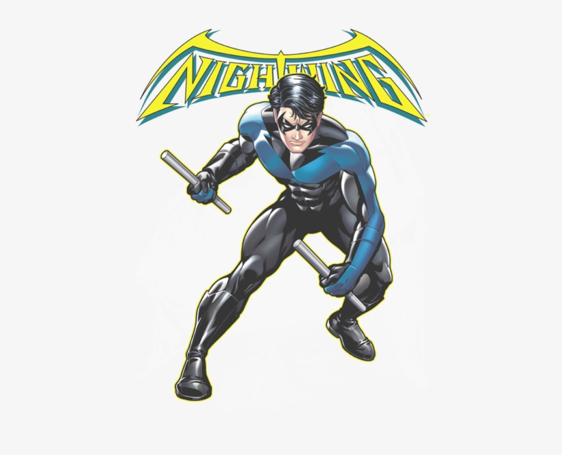 Batman Nightwing Men's Heather T-shirt - Batman, transparent png