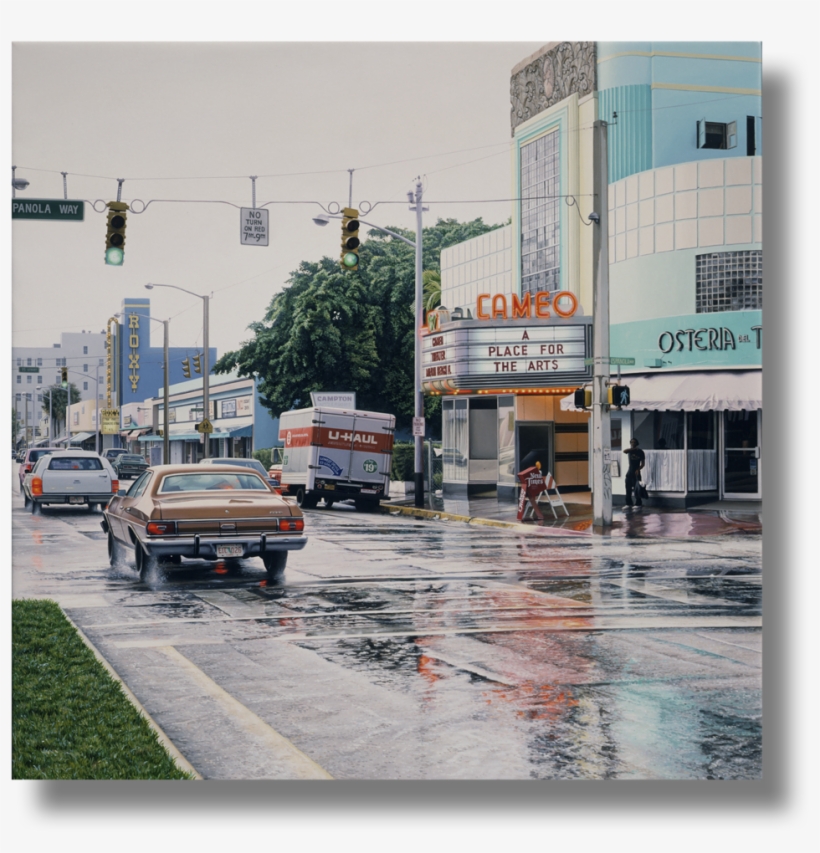 Cameo In The Rain , 1989 Acrylic On Canvas 30 X 30, transparent png