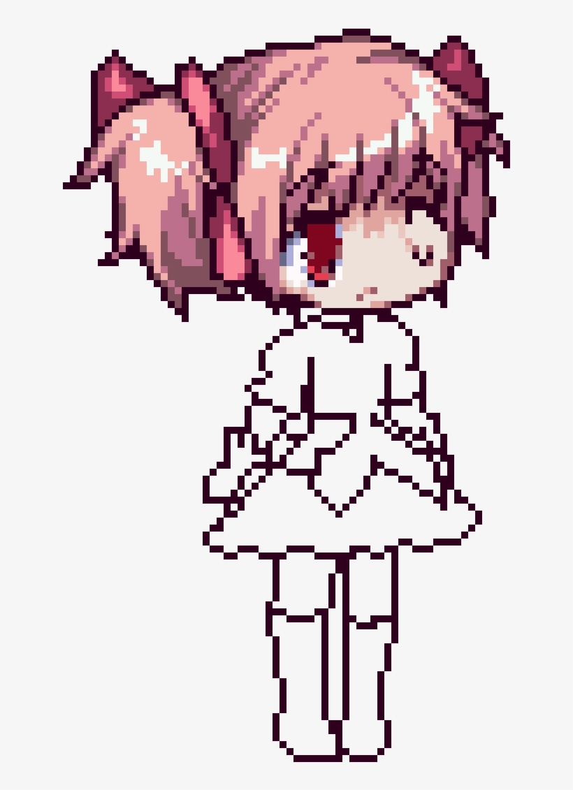 Madoka Magica Wip - Madoka Magica Pixel Art, transparent png