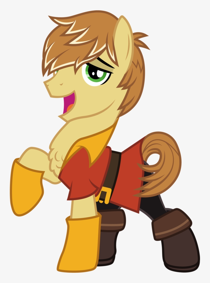 Cloudyglow, Beauty And The Beast, Chest Fluff, Clothes, - Pony, transparent png