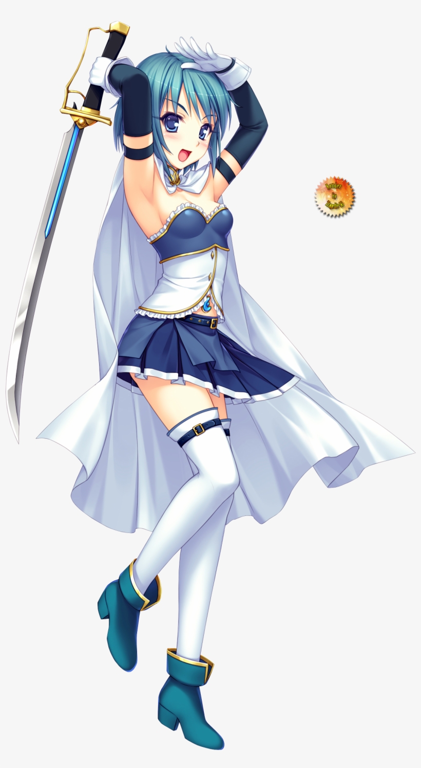 Render Madoka Magica Renders Puella Magi Madoka Magica - Madoka Magica Sayaka Png, transparent png