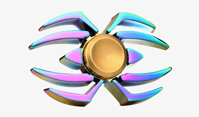 Rainbow Fidget Spinner Png Background Image - Fidget Spinner Duhový, transparent png