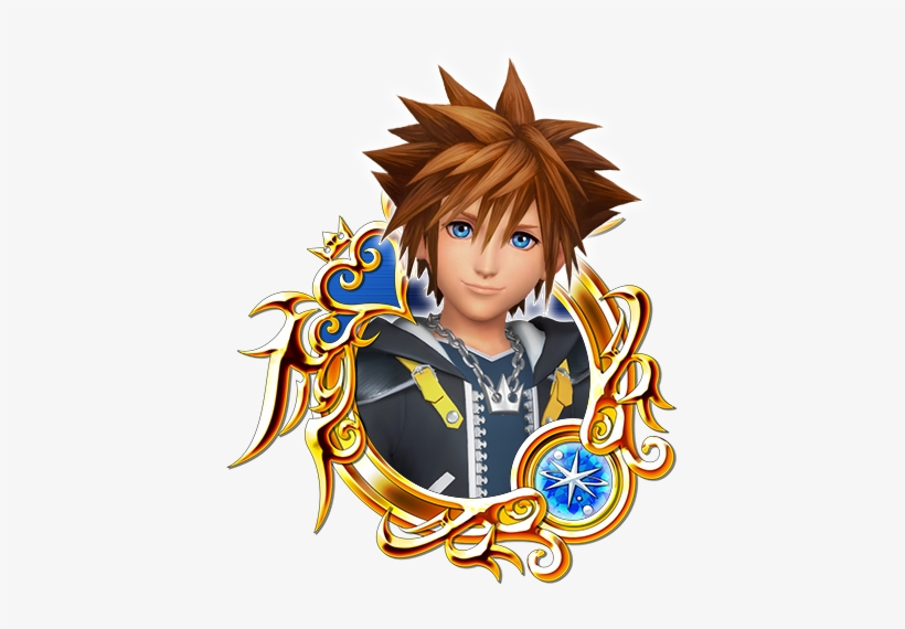 Kh 0 - 2 Sora - Kingdom Hearts Unchained Stained Glass #1 Ex+, transparent png