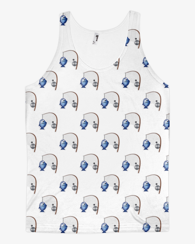 All Over Emoji Tank Top - Active Tank, transparent png