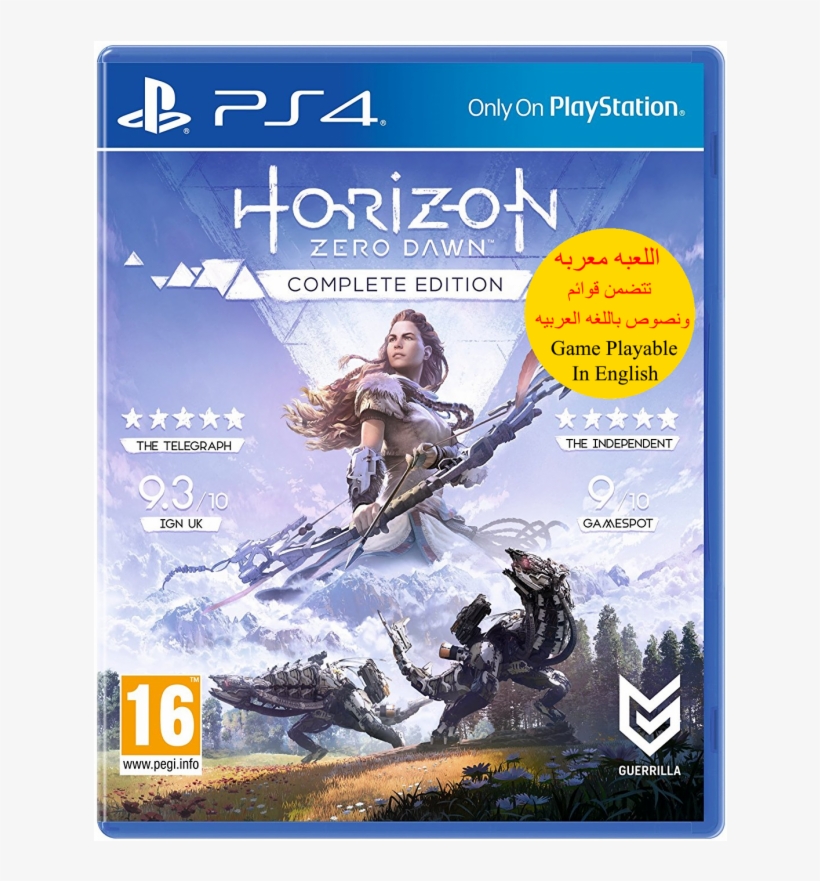Horizon Zero Dawn Complete Edition Ps4 Cover, transparent png