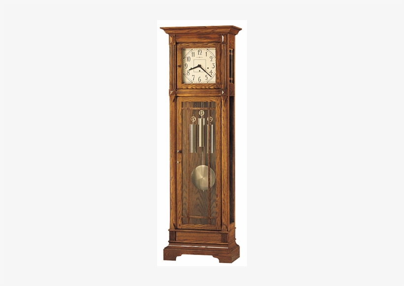 Howard Miller 610-804 Traditional Oak Grandfather Clock - Grandfather Clock Door Hook, transparent png