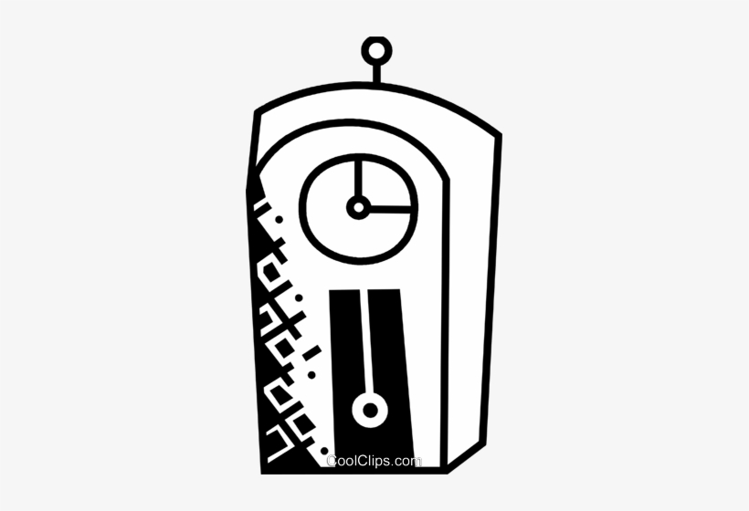Grandfather Clocks Royalty Free Vector Clip Art Illustration - Illustration, transparent png