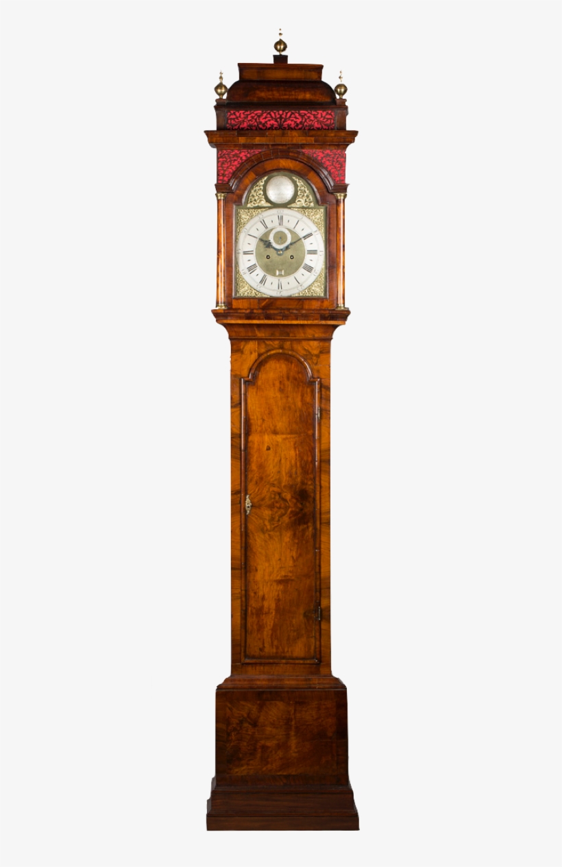 1extremely Impressive London Walnut Longcase Clock - Caddy Top Longcase Clock, transparent png