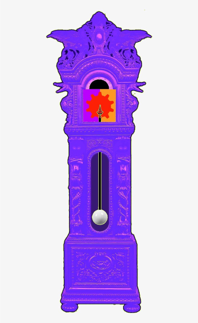 Juan's Clock - Doc Scratch's Grandfather Clock, transparent png