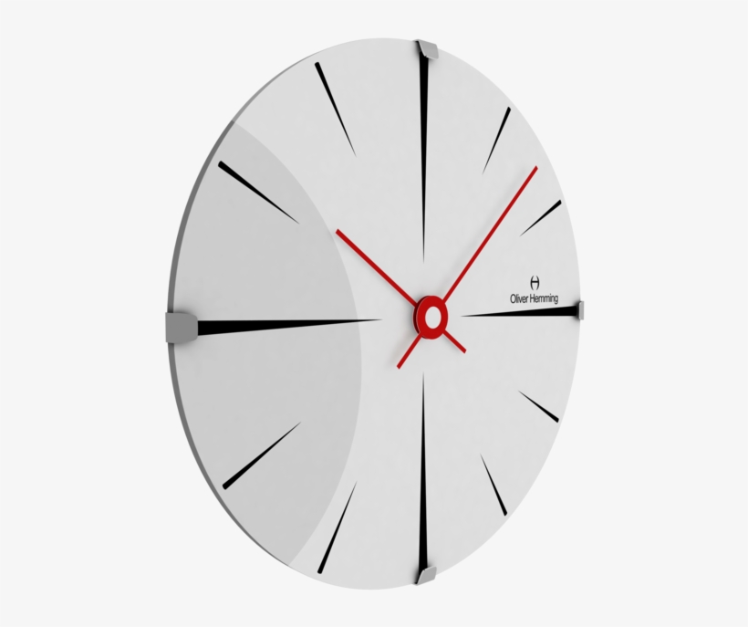 Domed Vitri Minimalist Wall Clock - Clock, transparent png