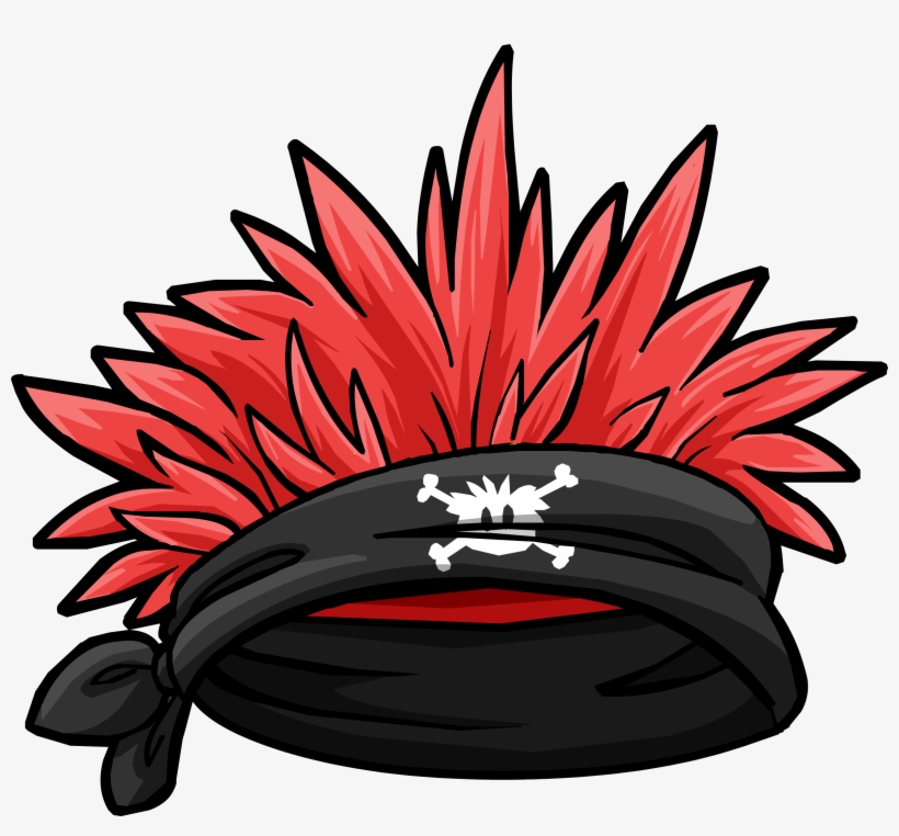 Jolly Roger Bandana Puffle Hat - Illustration, transparent png