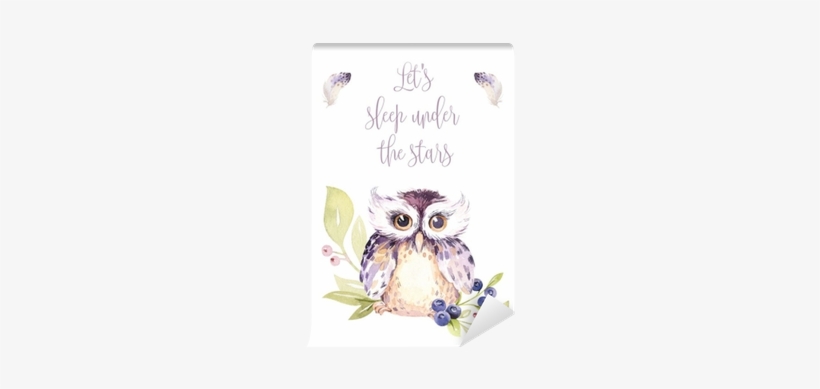 Hand Drawing Easter Watercolor Flying Cartoon Bird - Акварель Рисунок Сова Depositphotos, transparent png