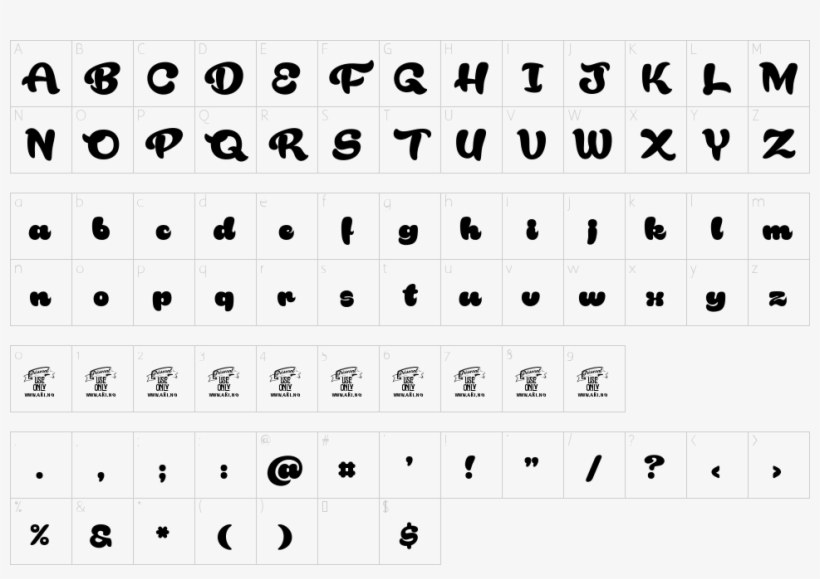 Character Map - Schwabach Font, transparent png