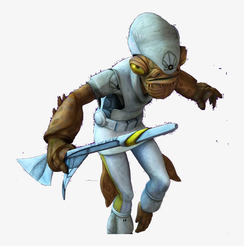 6znpladx0i32 - Clone Wars Ackbar, transparent png