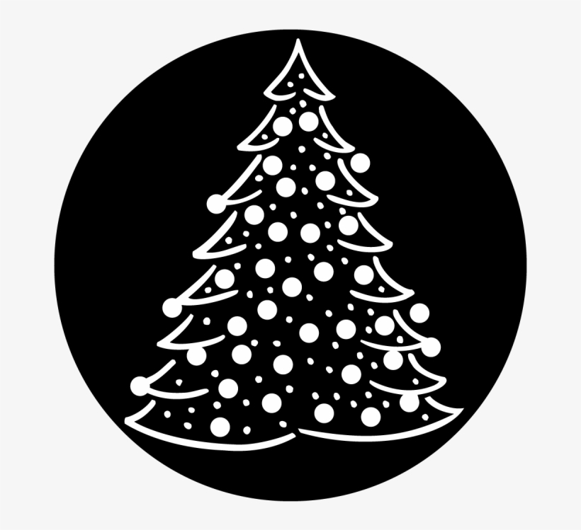 Christmas Tree - Apollo Christmas Tree Steel Gobo Ms-3200, transparent png
