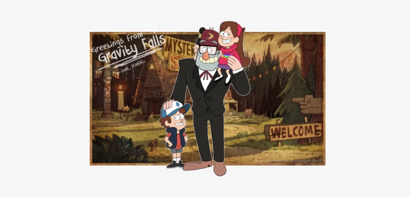 Greekings From Welcom Mabel Pines Dipper Pines Grunkle - Grunkle Stan, transparent png
