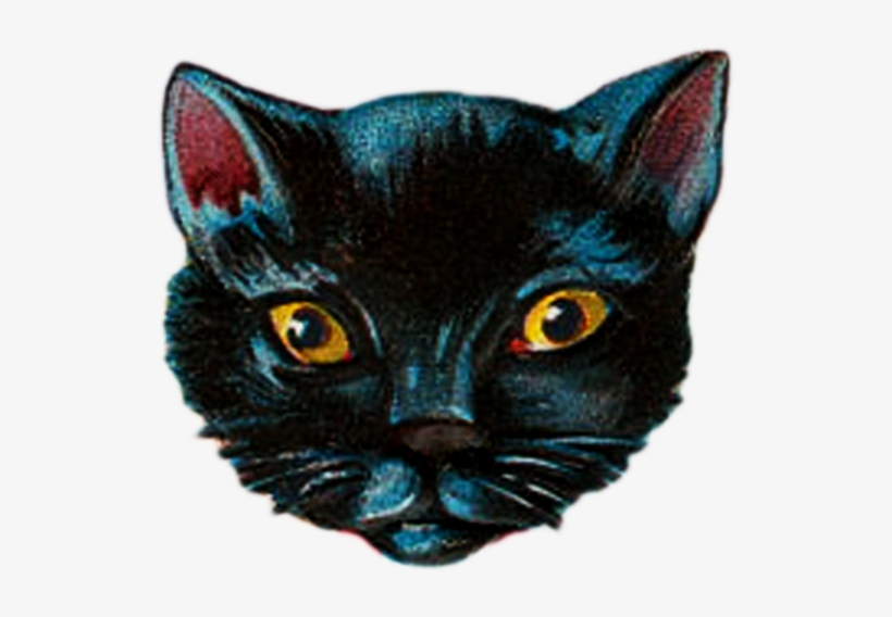 {click On Png Image To Download/save} - Black Cat Spooky Photo Glass Dome Tibet Silver Chain, transparent png