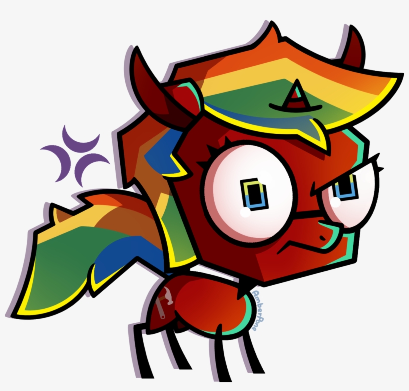 Amberpone, Big Eyes, Big Head, Blue Eyes, Commission, - Cartoon, transparent png