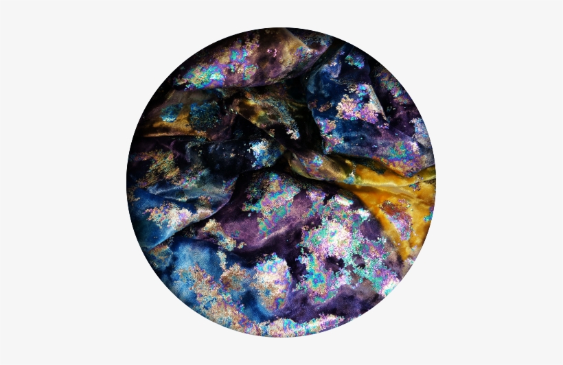 De Luxe Tye Dye Foiled Velvet - Dye, transparent png