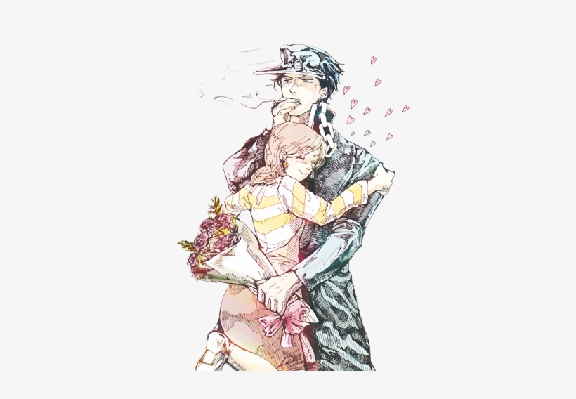 Profile - Jotaro Kujo And Holly, transparent png