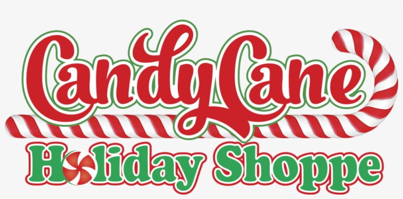 The Candy Cane Holiday Shoppe - Candy Cane Logo, transparent png