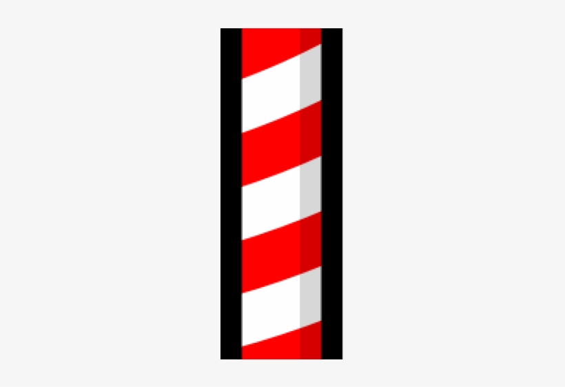 Candy Cane Clipart Design - Candy Cane Pole Clipart, transparent png