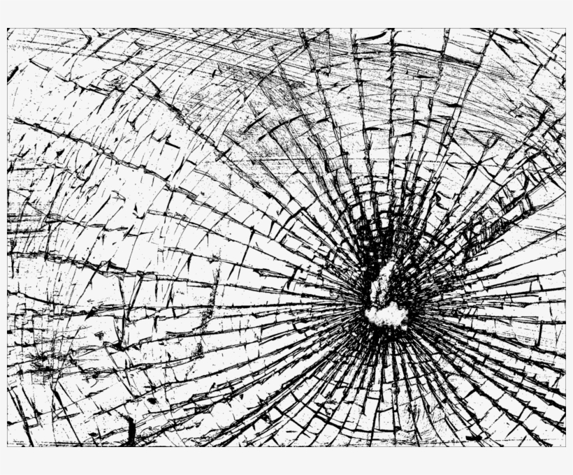 Cracked Glass - Etekcity Scroll Fly 3200 Dpi Wired Usb Ergonomic Gaming, transparent png