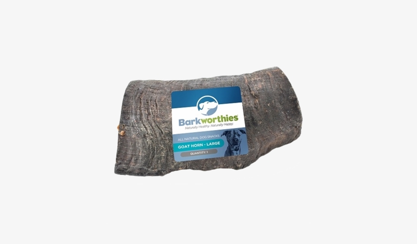 Barkworthies Goat Horn Dog Chew - Natural, Dry Chew,, transparent png