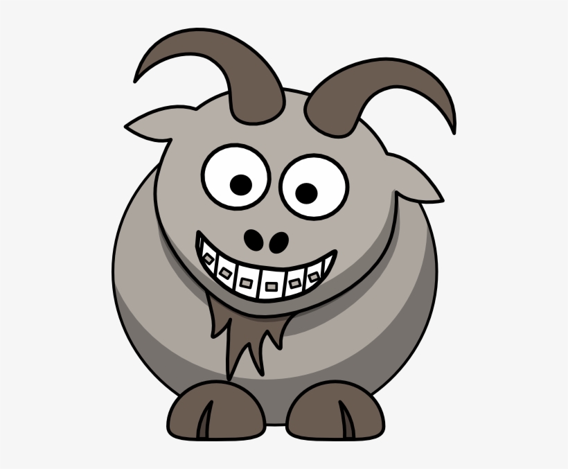 Big Horn Goat - Goat Clip Art, transparent png