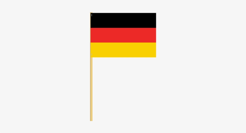 Germany Cotton Stick Flag - German Flag With Stick, transparent png