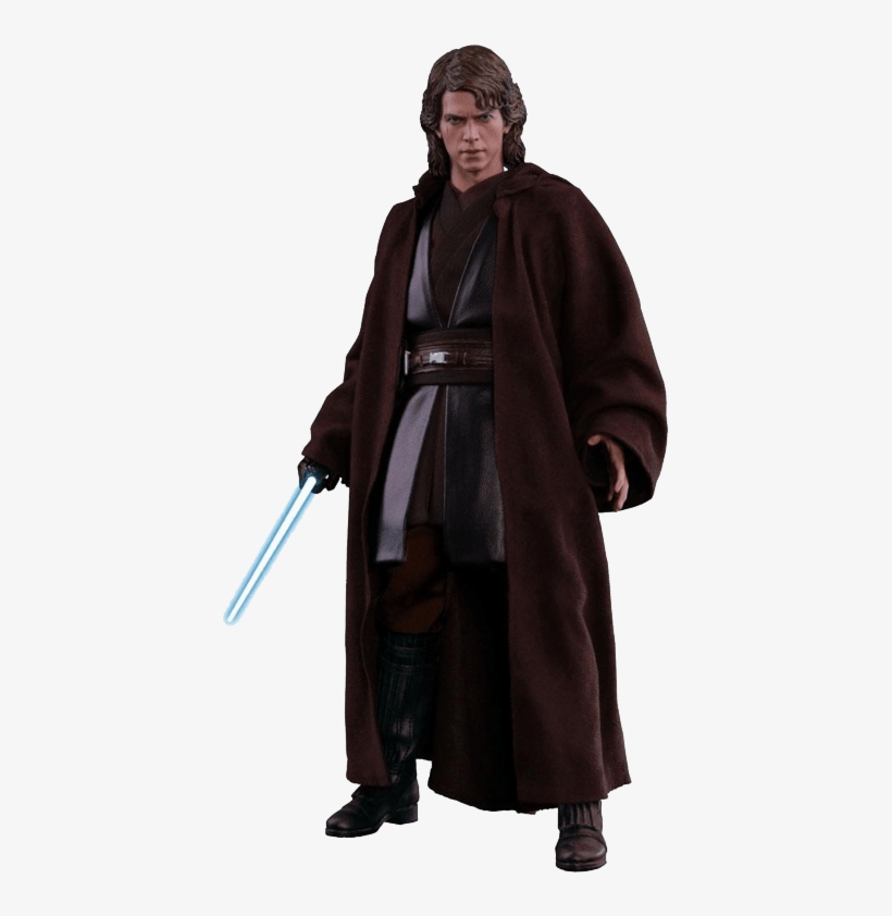Anakin Skywalker Star Wars Episode Iii - Hot Toys Star Wars Anakin Skywalker Figure 1:6 Scale, transparent png