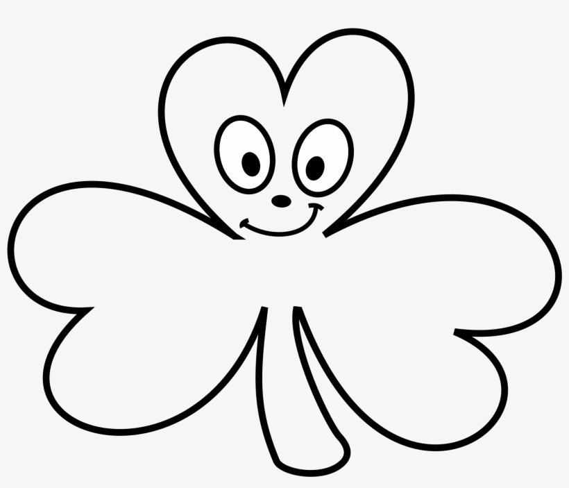 This Free Icons Png Design Of Shamrock Outline Cartoon, transparent png