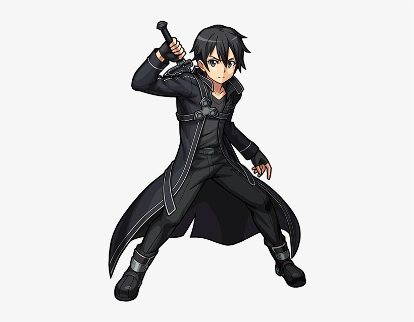 3501 - Kirito Ggo Action Figure, transparent png