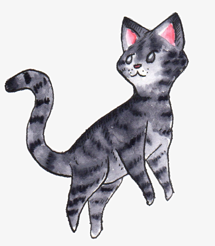 Grey Tabby Pattern Cat - Cat Yawns, transparent png
