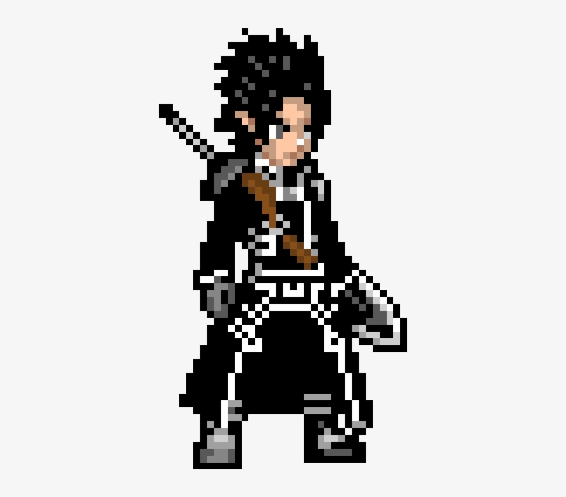 Kirito Pixel Art - Pixel Arts Of Kirito, transparent png