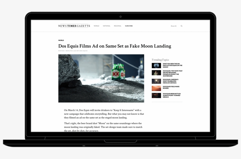 Dos Equis Was Running A Promotion Where Drinkers Could - Computer, transparent png