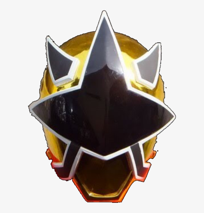 Gold Samurai Ranger Helmet - Power Ranger Samurai Helmet, transparent png