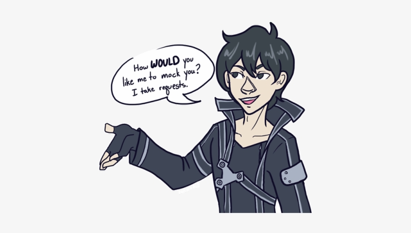 Honestly If Tegiri's Personality Isn't In Any Way Similar - Sword Art Online Abridged Fanart, transparent png