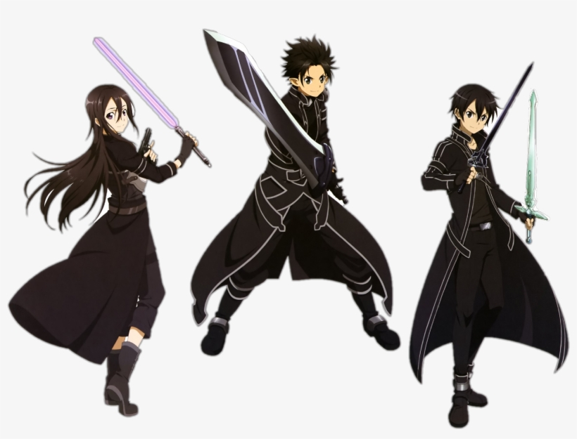 Report Abuse - Sword Art Online Kirito Render, transparent png