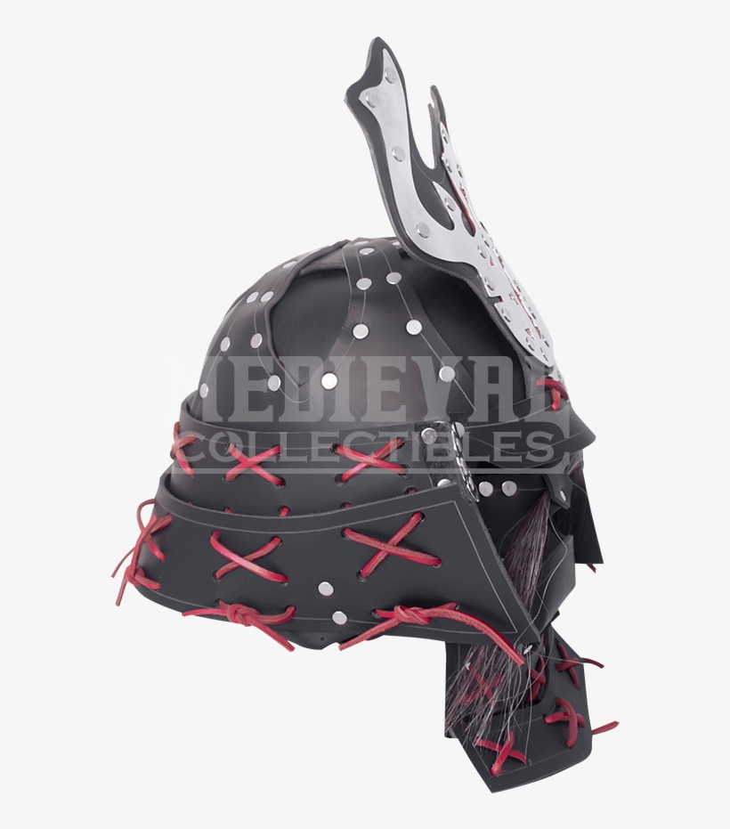 Leather Samurai Helm - Samurai Leather Helmet, transparent png