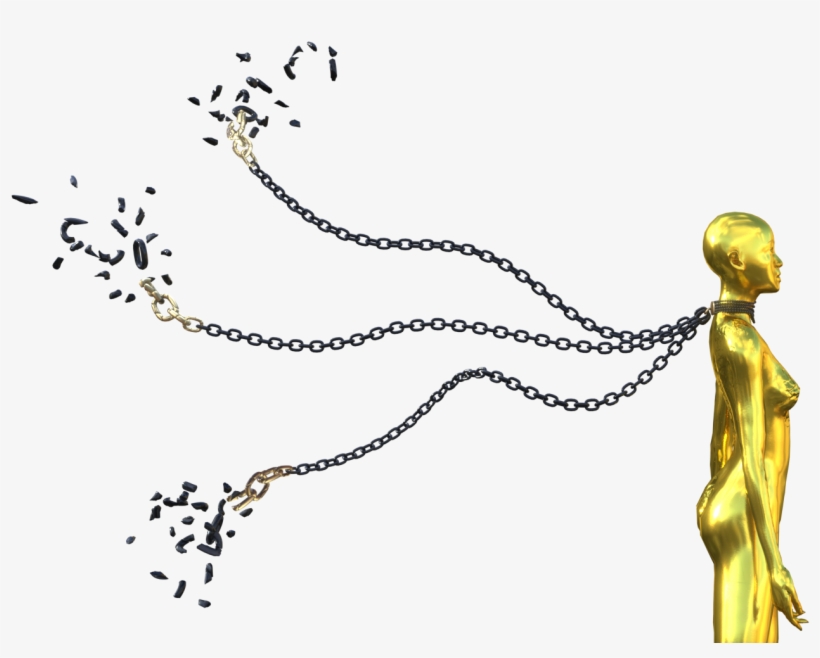 Pearls Collar, Chains And Broken - Illustration, transparent png