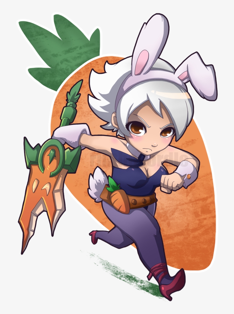 Riven Lol Chiby - League Of Legends Chibi Battle Bunny Riven 11 Oz. Custom, transparent png