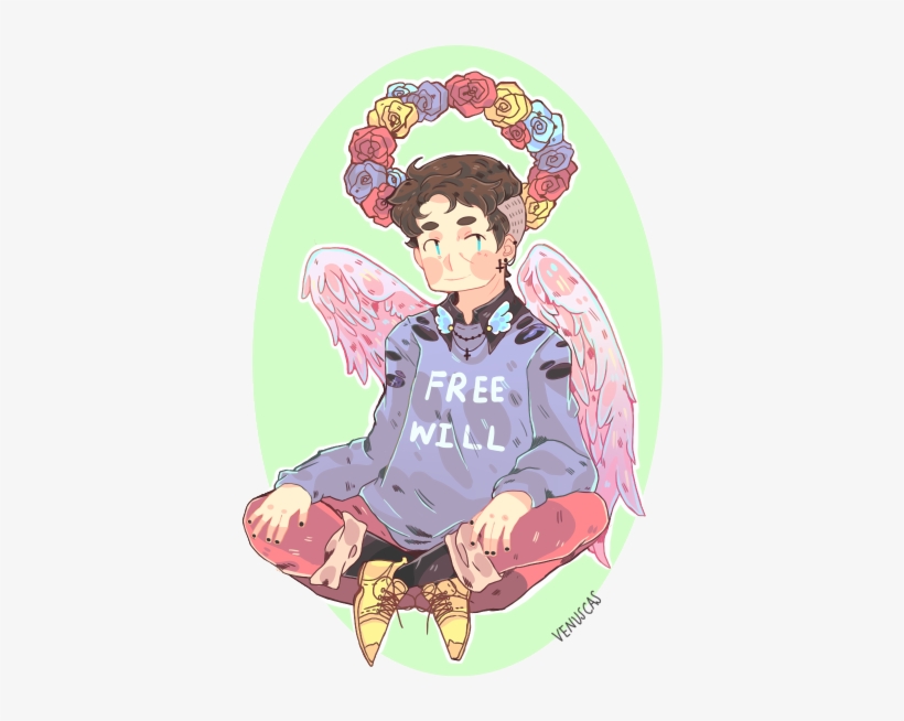 I Hadn't Drawn My Pastel Prince Castiel In A While - Castiel Fanart, transparent png