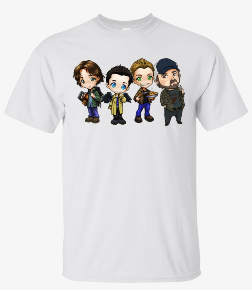 Sam Dean Castiel Idjit Chibi Shirt, Hoodie - Renhe Mens Supernatural Chibis Sam Dean Castiel, transparent png
