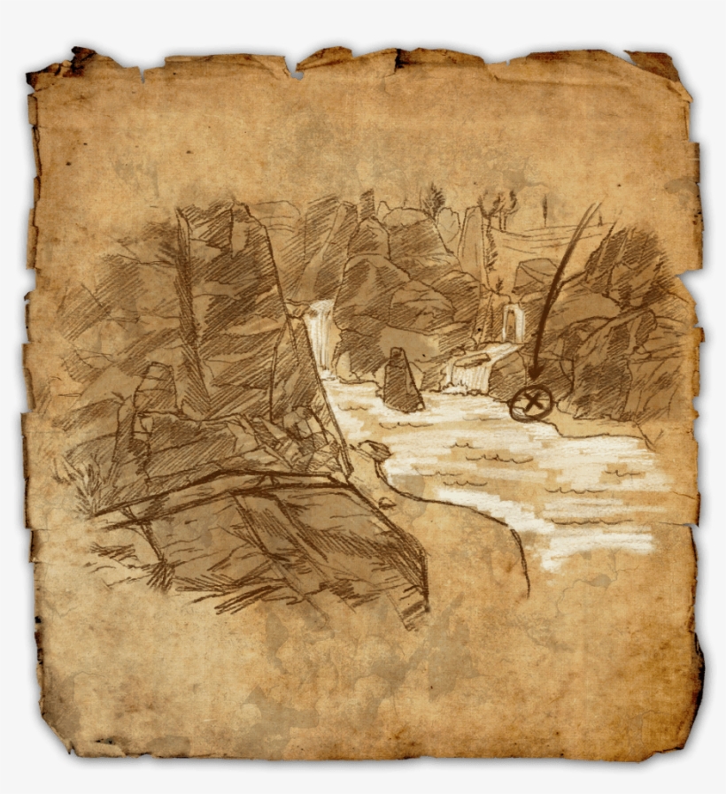 Fine Youtube Entrancing Sauravmoni Picturesque Eso - Stonefalls Treasure Map3 Eso, transparent png