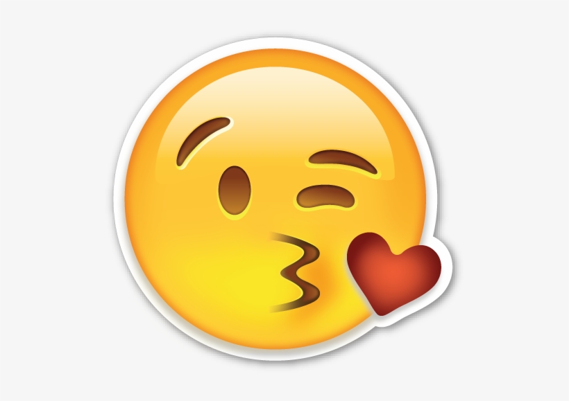 Emoji Whatsapp Png Beso Image Download - Emoji 😌, transparent png
