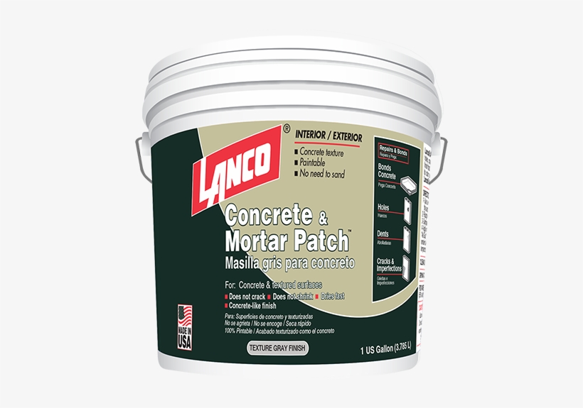 Lanco® Concrete And Mortar Patch™ An Acrylic, Ready - Koi, transparent png