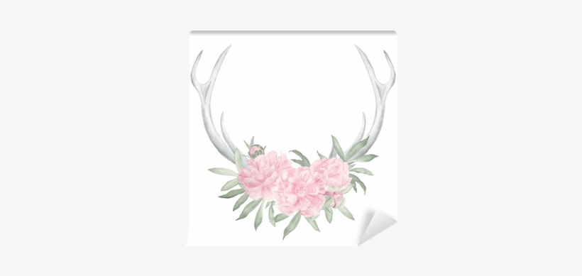Watercolor Flowers Wall Mural - Watercolor Painting, transparent png
