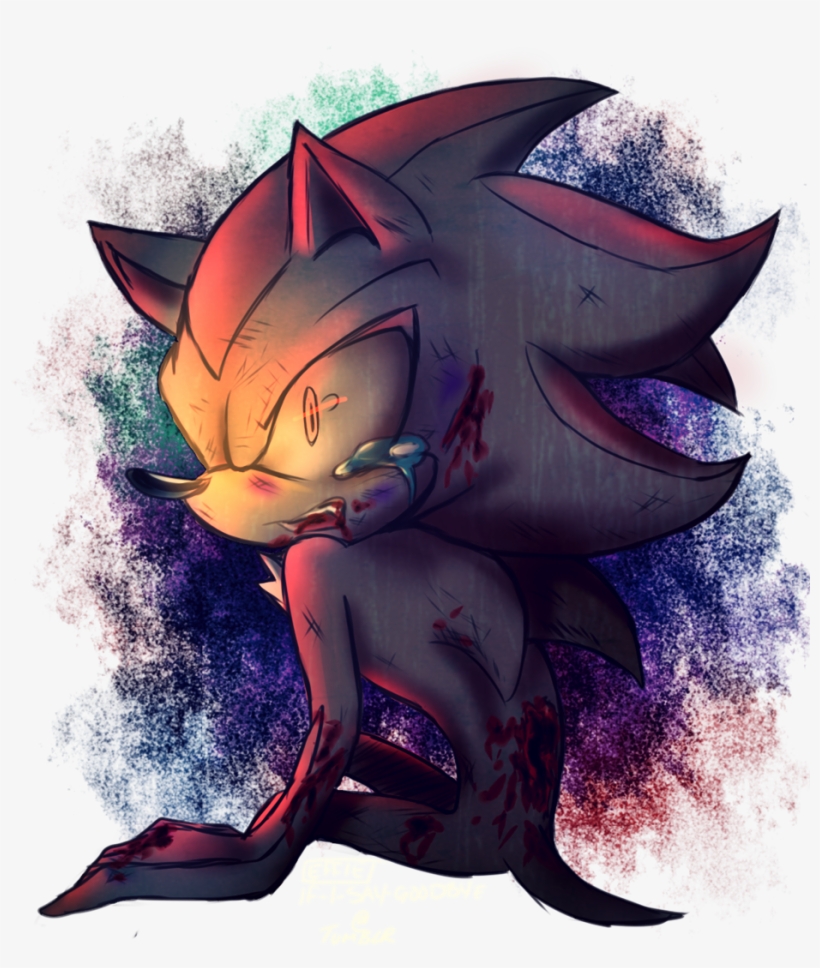 I Jolt When Someone Comes Through The Bushes - Shadow The Hedgehog Hurt, transparent png
